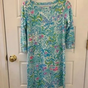 Lilly Pulitzer Sophie UPF 50+ dress multi what a lovely place